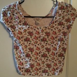 Forever 21 Floral Crop Top